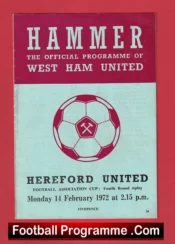 West Ham United v Hereford United 1974 – Bobby Moore Last Match