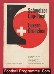 Luzern v Grenchen 1960 – Cup Final Switzerland Swiss
