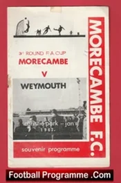 Morecambe v Weymouth 1962
