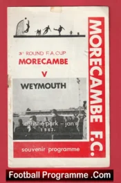 Morecambe v Weymouth 1962