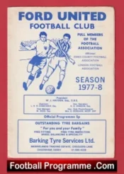Bowers United v Brentwood 1978 – at Ford United FC