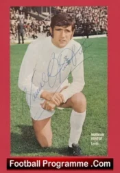 Leeds United Norman Hunter Autographed Signed Picture