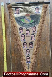 Real Madrid Pennant Flag 1965 – 1969 – 1960s