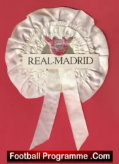 Real Madrid Old Football Rosette 1960s