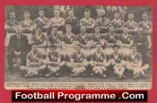 Birmingham City Football Club Multi Autographed Signed Team 1958 1959