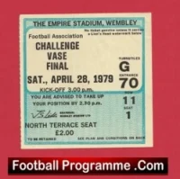 Almondsbury Greenway v Billericay Town 1979 – Vase Cup Final Ticket