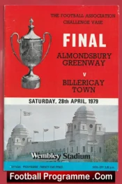 Almondsbury Greenway v Billericay Town 1979 – Vase Cup Final Programme