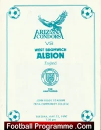 Arizona Condors v West Bromwich Albion 1990 – WBA USA