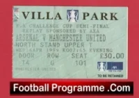 Arsenal v Manchester United 1999 – Ticket THE Giggs Wonder Goal