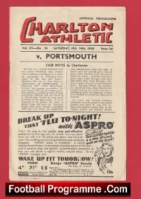 Charlton Athletic v Portsmouth 1948 – 1940s