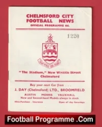 Chelmsford City v Hastings United 1962