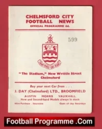 Chelmsford City v Wisebech Town 1963