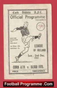 Cork Athletic v Sligo Rovers 1951 – Ireland Irish