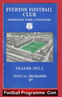 Everton v Rotherham United 1952 – 1950s