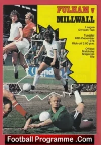 Fulham v Millwall 1976 – George Best + Marsh + Moore