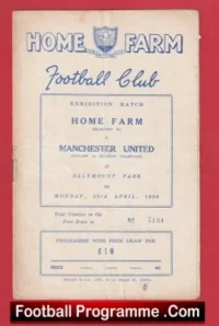 Home Farm v Manchester United 1956 – Busby Babes – Ireland
