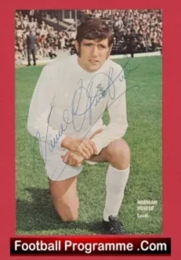 Leeds United Norman Hunter Autographed Signed Picture