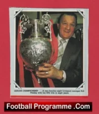 Liverpool Bob Paisley Autograph Signed Football Picture