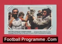 Luton Town David Pleat Manager Signed Autographed Picture 1982