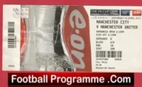 Manchester City v Manchester United 2011 – FA Cup Semi Final Ticket Wembley