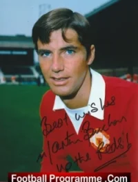 Manchester United Martin Buchan Autographed Signed Man Utd