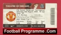 Manchester United Ole Gunnar Solskjaer 2008 – Testimonial Match Ticket
