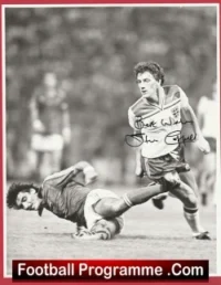 Manchester United Steve Coppell Signed Autographed Press Photo Man Utd