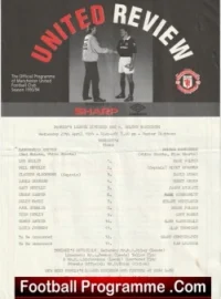 Manchester United v Bolton Wanderers 1994 – Reserves David Beckham