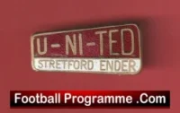 Manchester United Vintage Football Badge Man Utd Badge 1960s