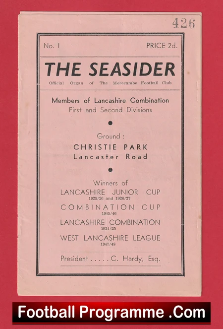 Morecambe v Netherfield 1950 - 1950s - Image 2