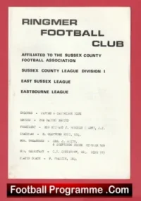 Ringmer v Chichester City 1971
