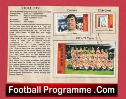 Stoke City Gordon Banks Signed Sun Newspaper Stickers Sheet 1971 - 1972 - football memorabilia