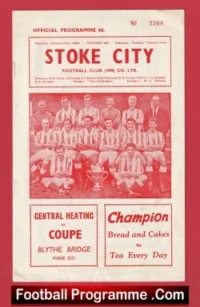 Stoke City v Manchester United 1965 – FA Cup Match