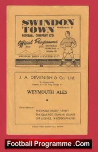 Swindon Town v Exeter City 1949 – 1940s