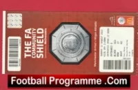 Wigan Athletic v Manchester United 2013 – Community Shield Match Ticket