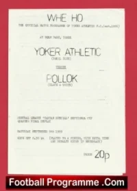 Yoker Athletic v Pollok 1989 – Holm Park