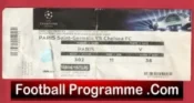 Paris Saint Germain PSG v Chelsea 2014 – Football Ticket