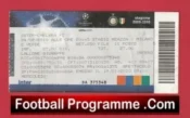 Inter Milan v Chelsea 2010 – Football Ticket