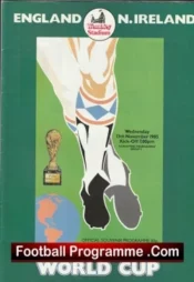 England v Northern Ireland 1985 – World Cup