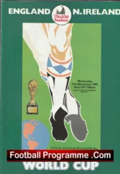 England v Northern Ireland 1985 – World Cup