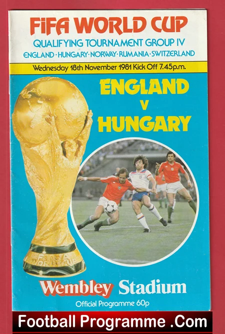 England v Hungary 1981 - Image 2