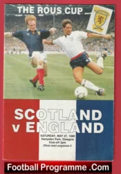 Scotland v England 1989 – Hampden Park – Glasgow