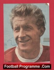 Manchester United Denis Law Signed Autograph Picture Man Utd