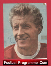 Manchester United Denis Law Signed Autograph Picture Man Utd