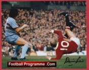 Manchester United Denis Law Signed Autograph Picture Man Utd