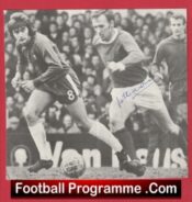 Manchester United Paddy Crerand Signed Autograph Picture Man Utd