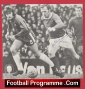 Manchester United Paddy Crerand Signed Autograph Picture Man Utd