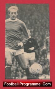 Manchester United Denis Law Signed Autograph Picture Man Utd