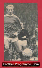Manchester United Denis Law Signed Autograph Picture Man Utd