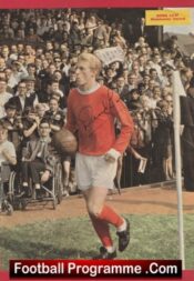 Manchester United Denis Law Signed Autographed Picture Man Utd